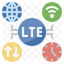 LTE 신호  아이콘