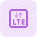 Lte Transfer Data  Icon