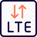 Dados De Transferencia Lte Dados Lte Rede Lte Ícone