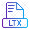 Ltx latex source document  Icon