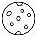 Lua Planetoide Satelite Terrestre Ícone