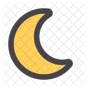 Lua Crescente Meia Lua Lua Icon