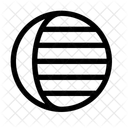 Lua Minguante Crescente Clima Meteorologia Ícone