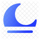 Nevoa Da Lua Estacao Meteorologica Icones Meteorologicos Ícone
