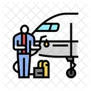 Lubricacion Servicio Aviones Icon