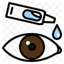 Lubricant eye drop  Icon