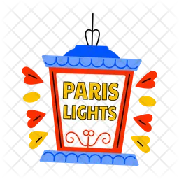 Luces de paris  Icono