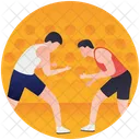 Lucha Libre Juegos Olimpicos Artes Marciales Icono