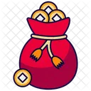 Chinese New Year Lucky Bag Gift Bag Icon