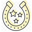 Horseshoe Color Shadow Thinline Icon Icon