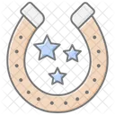 Horseshoe Lineal Color Icon Icon