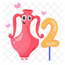 Astrology Sign Aquarius Sign Lucky Number Icon