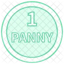 Luckypenny Lucky Penny Luck Icon