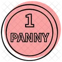 Lucky Penny Luck Coin Icône