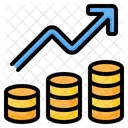 Lucro Lucro Do Negocio Aumento Ícone