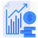 Lucro financeiro  Ícone