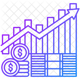 Lucro financeiro  Ícone