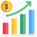 Lucro financeiro  Ícone