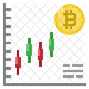 Lucros Comercio Bitcoin Ícone