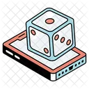 Dice Ludo Dice Roll Dice Cubo Icono