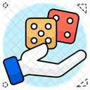 Ludo Dices Roll Dices Dice Cubes Icono