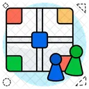 Ludo Board Game Gambling Icon