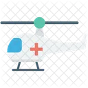 Luft Krankenwagen Notfall Symbol