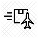 Luftfracht Versand Lieferung Symbol