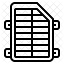 Luftfilter fürs Auto  Symbol