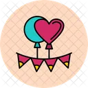 Luftballons Party  Icon