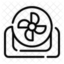 Lufter Kuhlsystem Beluftung Symbol
