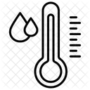 Feuchtigkeit Wetter Temperatur Symbol