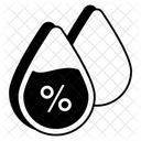 Luftfeuchtigkeit Wetter Temperatur Symbol