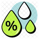 Luftfeuchtigkeit Wetter Temperatur Symbol