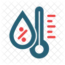 Feuchtigkeit Wetter Temperatur Symbol