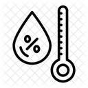 Feuchtigkeit Wetter Temperatur Symbol