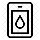Luftfeuchtigkeit Wetter Tropfen Symbol