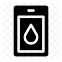 Luftfeuchtigkeit Wetter Tropfen Symbol