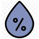 Luftfeuchtigkeit Temperatur Wasser Symbol