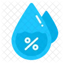 Feuchtigkeit Wasser Tropfen Symbol