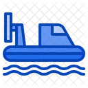 Luftkissenfahrzeug Fahrt Wasserfahrzeug Icon