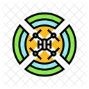 Luftraum Karte Unbemannt Symbol