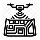 Luftraum Karte Unbemannt Symbol