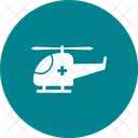 Luft Krankenwagen Hubschrauber Symbol