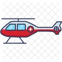 Rettungshubschrauber Luft Krankenwagen Symbol