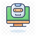 Roboter-KI  Symbol