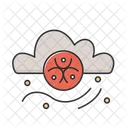 Luftverschmutzung  Symbol