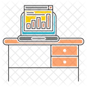 Lugar De Trabajo Diagrama Grafico Icono