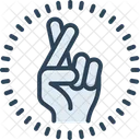 Liegen hand  Symbol