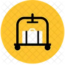 Luggage Cart Streamline Kameleon Icon